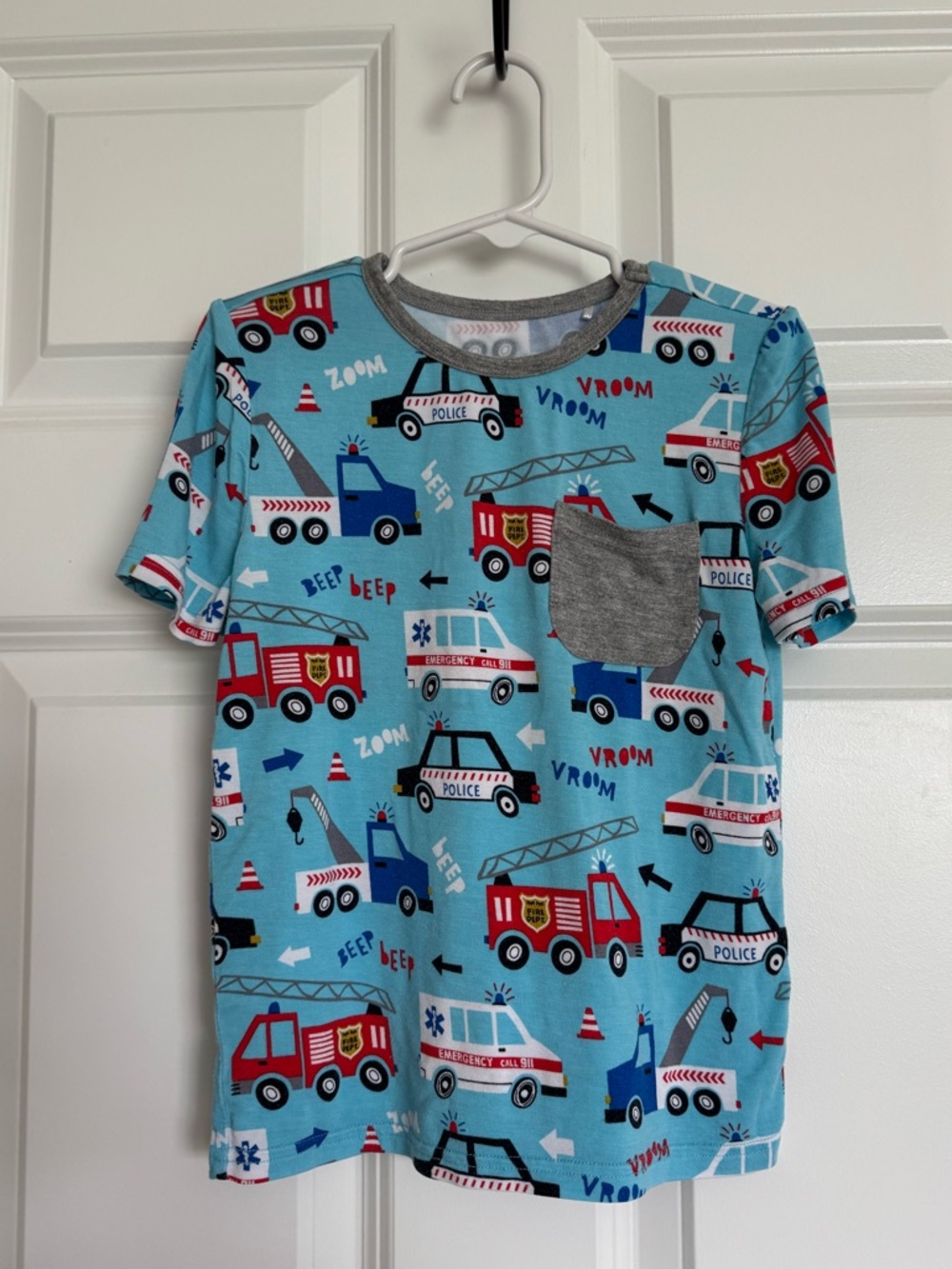 Little Sleepies To the Rescue Pocket Tee, 4T